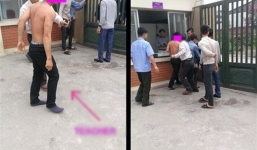 2 học sinh mai phục, đánh thầy giáo vỡ mũi ngay trước cổng trường